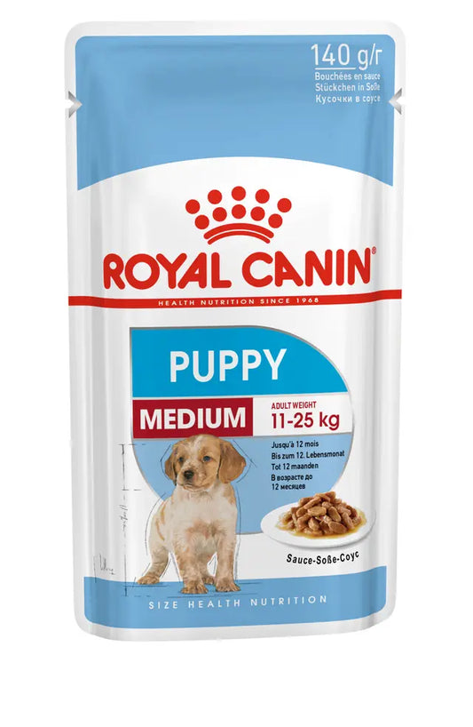 Royal Canin Wet Food Gravy for Dogs 140 gm - Medium Puppy