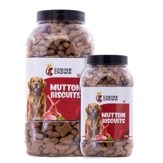 Canine Crown Dog Biscuits Jar - Chicken