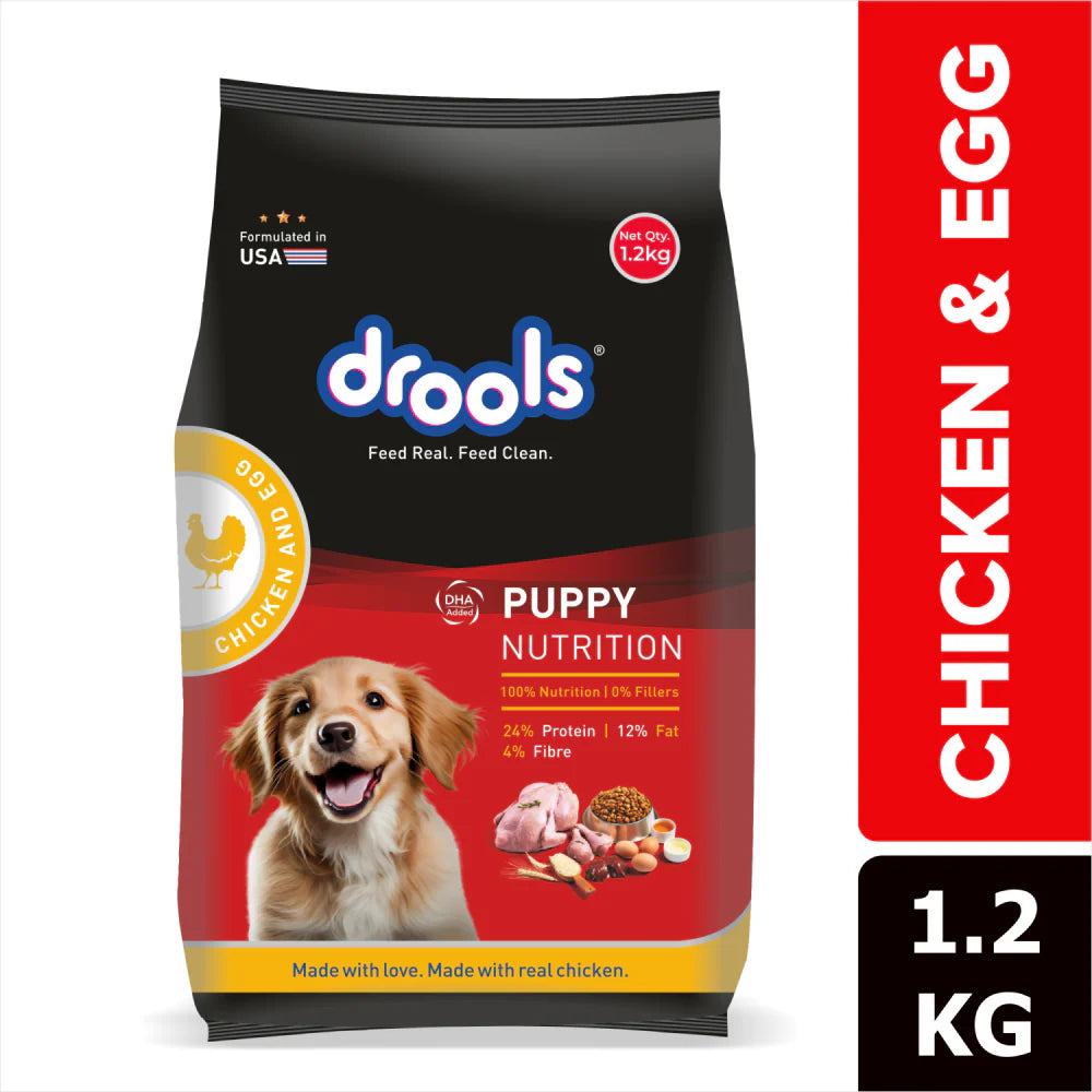 Drools Chicken & Egg Dry Food for Dogs - Puppy