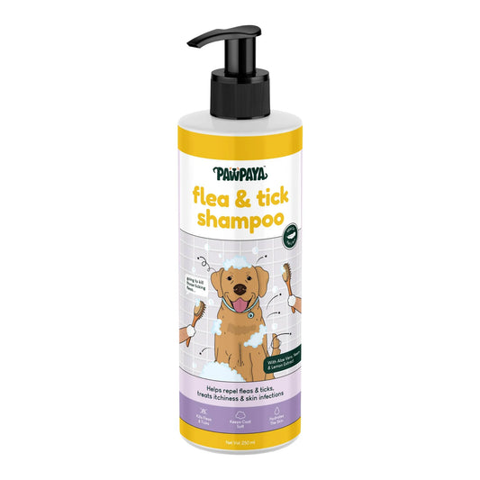 Pawpaya Flea & Tick Shampoo for Dogs 250 ml