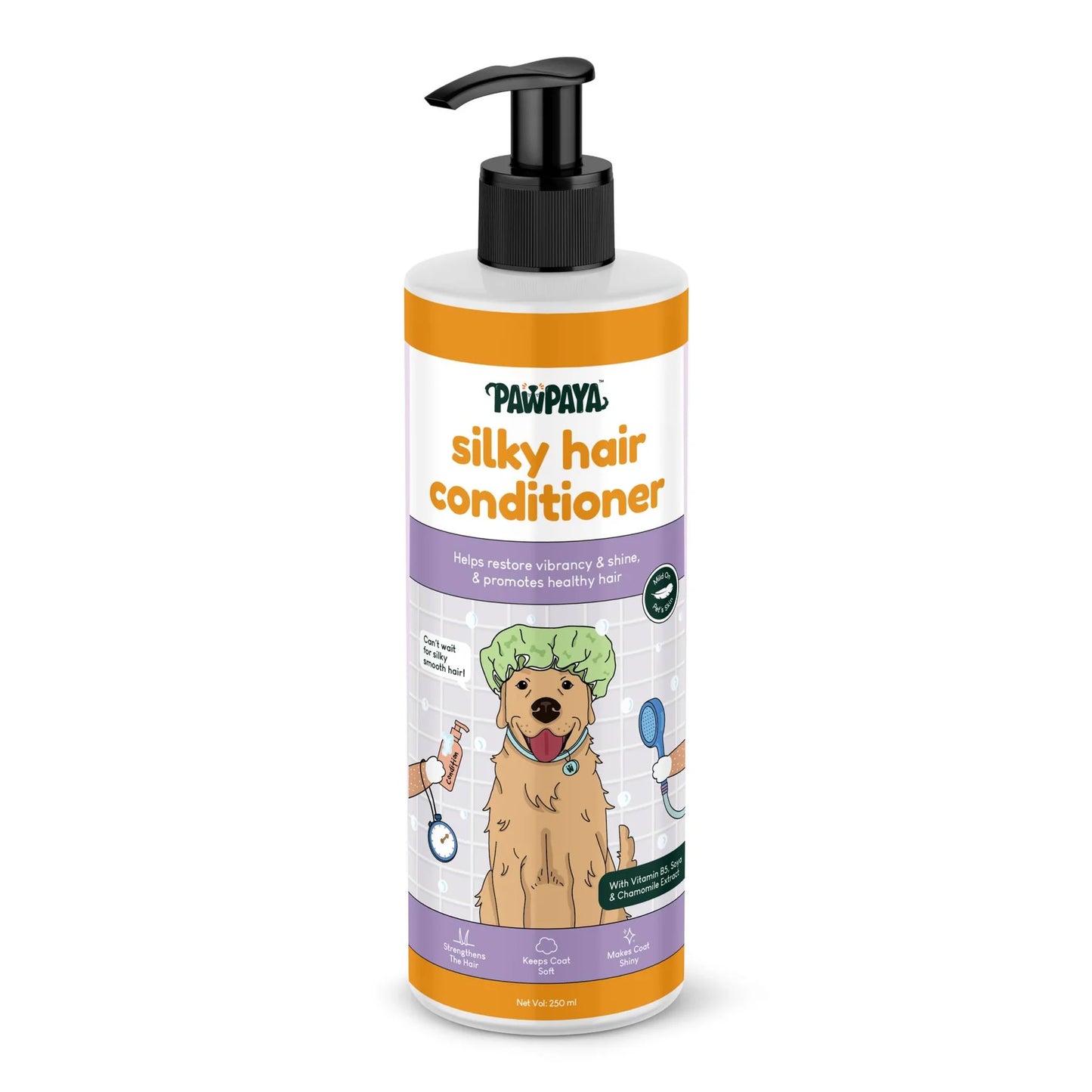 Pawpaya Silky Hair Conditioner for Dogs 250 ml
