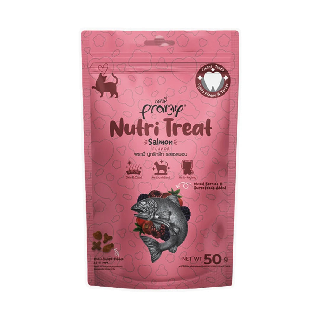 Pramy Dry Treats For Cats - Salmon
