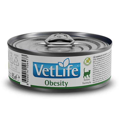 Vetlife Wet Food Tin for Cats 85 gm - Obesity