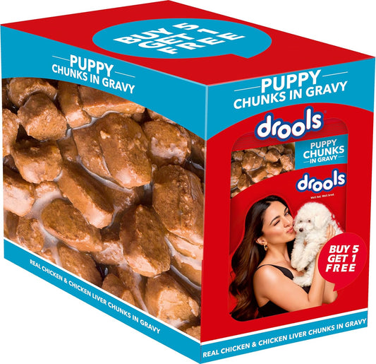 Drools Wet Food Gravy for Puppy Dogs 150 gm - Buy 5 Get 1 Free