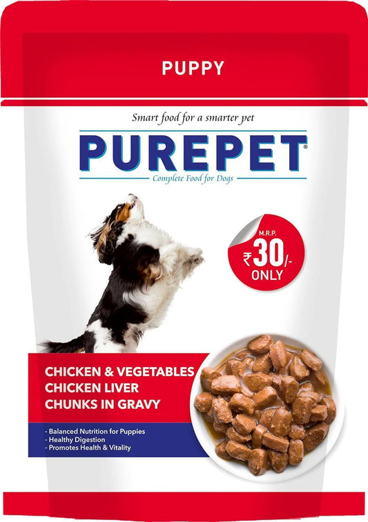 Purepet Wet Food Gravy for Dogs 70 gm - Puppy