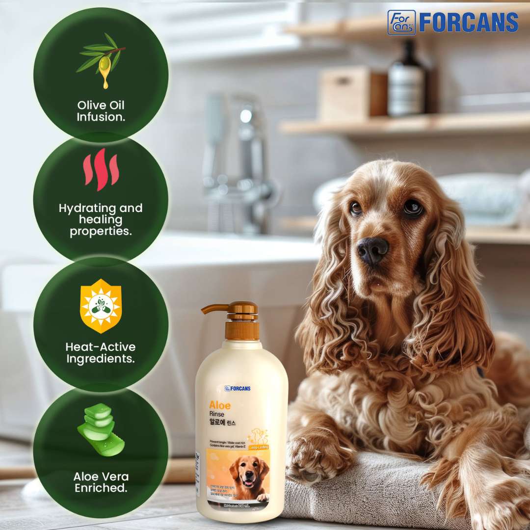 Forcans Aloe Rinse Conditioner for Dogs 750 ml