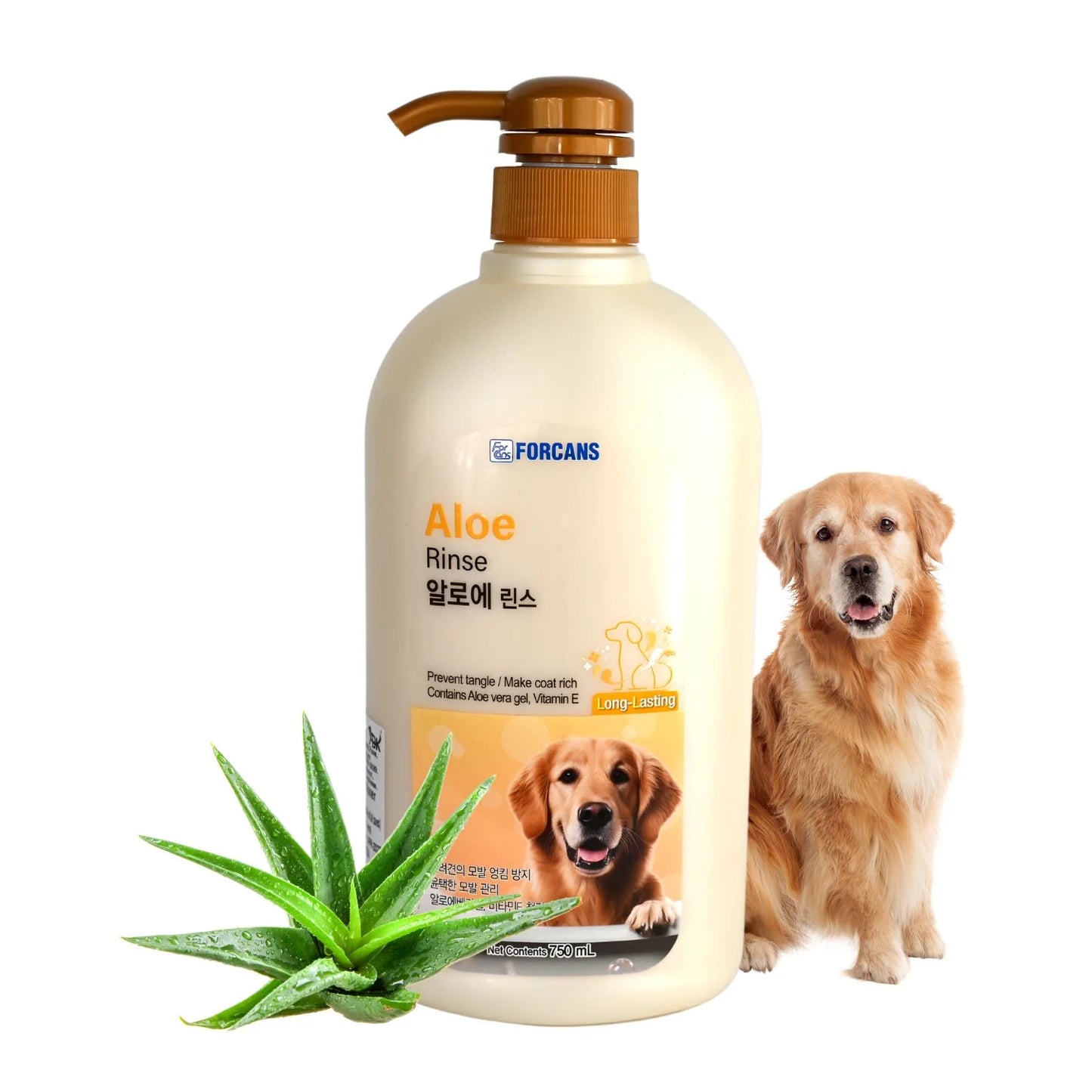 Forcans Aloe Rinse Conditioner for Dogs 750 ml