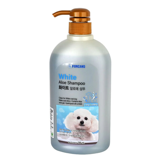 Forcans White Coat Aloe Shampoo for Dogs 750 ml