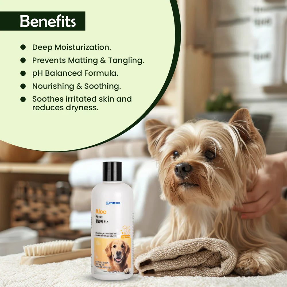 Forcans Aloe Rinse Conditioner for Dogs 300 ml