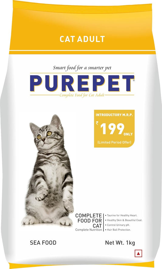 Purepet Dry Food for Cats - Seafood