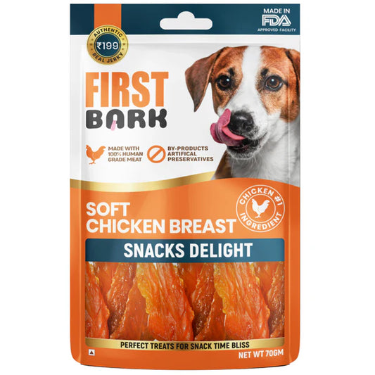 First Bark Dog Treats - Soft Chicken Breast
