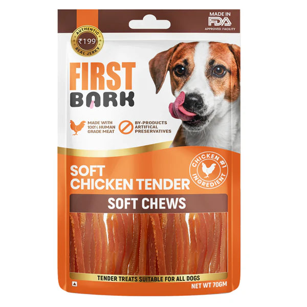 First Bark Dog Treats - Soft Chicken Tender
