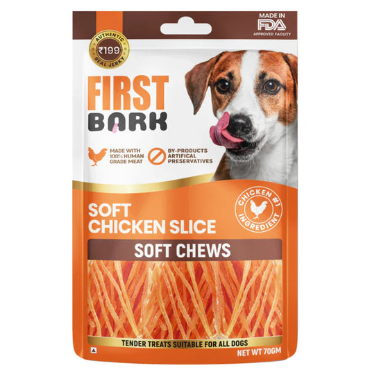 First Bark Dog Treats - Soft Chicken Slice