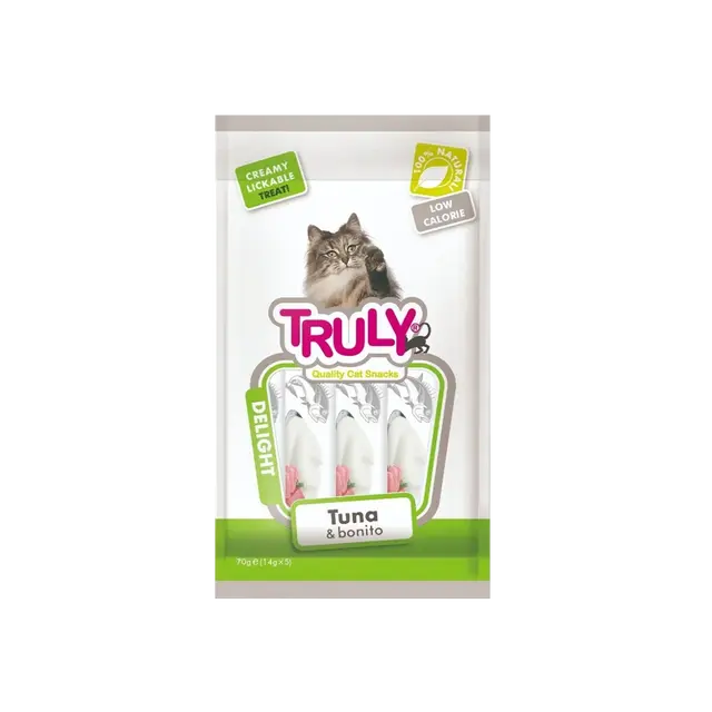 Truly Creamy Treats For Cats ( 5's )  - Tuna & Bonito
