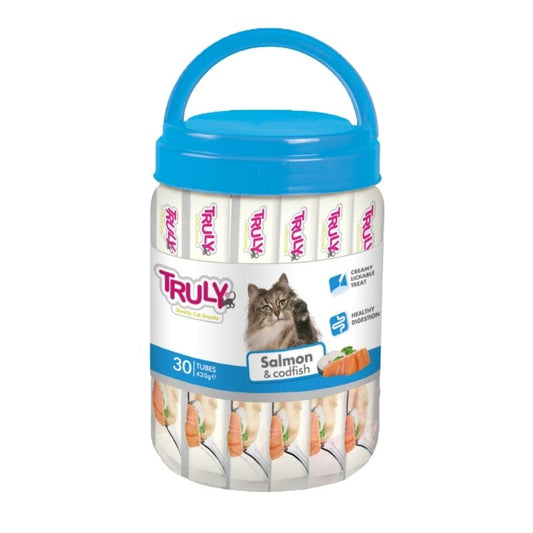 Truly Creamy Treats For Cats ( 25's ) - Salmon & Cod Fish