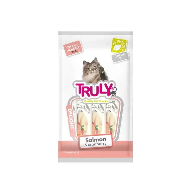 Truly Creamy Treats For Cats ( 5's )  - Salmon & Cranberry