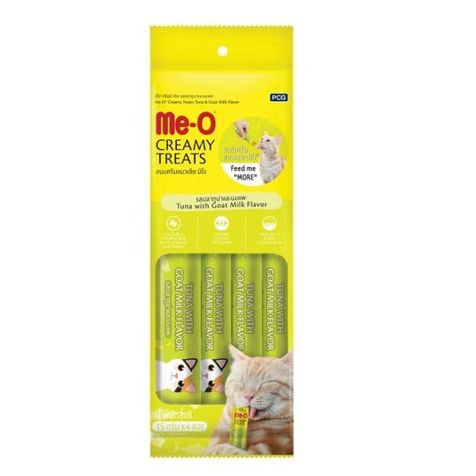Meo Creamy Treats for Cats (4's) - Tuna with Goat Milk