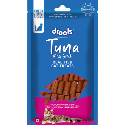 Drools Dry Treat for Cats 35 gm - Tuna Mini Sticks