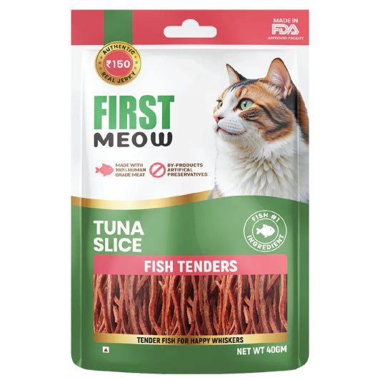 First Meow Dry Treats for Cats 40 gm - Tuna Slice
