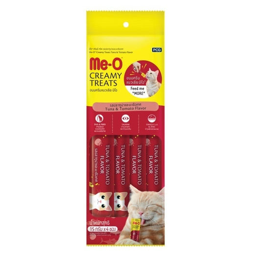 Meo Creamy Treats for Cats (4's) - Tuna & Tomato