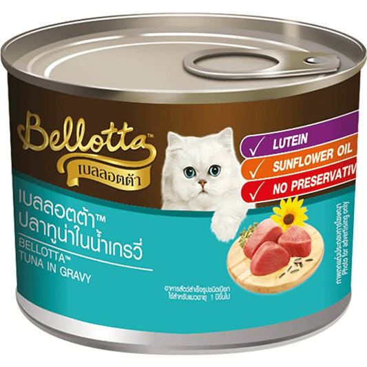 Bellotta Wet Food Gravy Tin for Cats - Tuna in Gravy