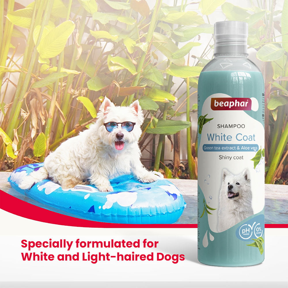 Beaphar White Coat Shampoo for Dogs 250 ml