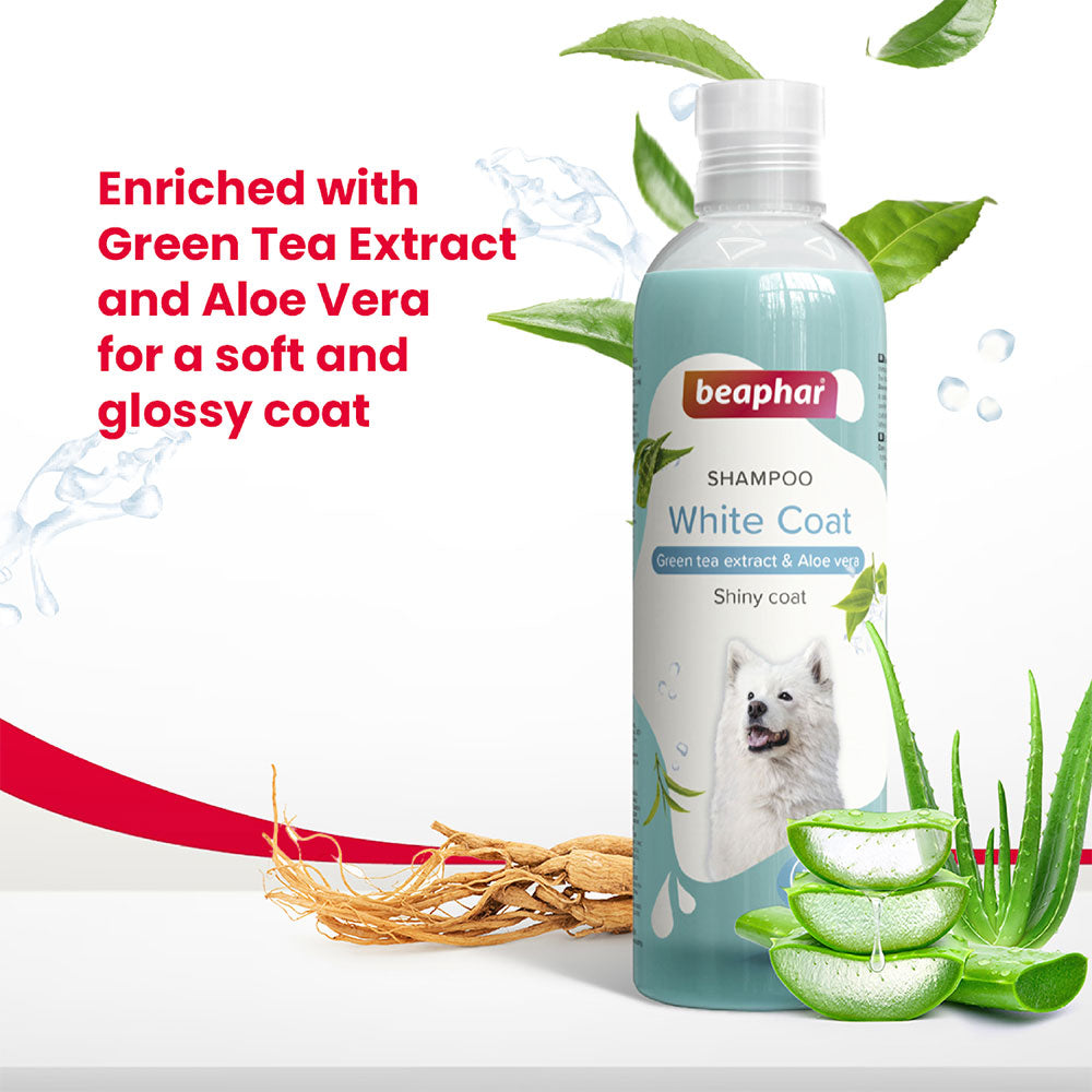 Beaphar White Coat Shampoo for Dogs 250 ml