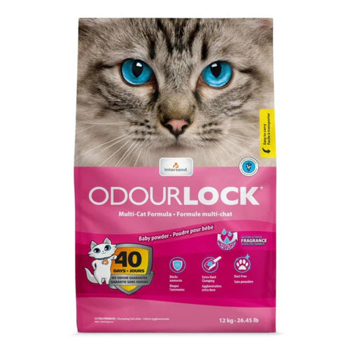 Odourlock Mineral Cat Litter - Baby Powder