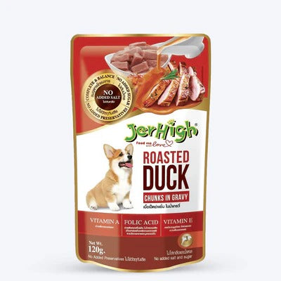 Jerhigh Wet Food Gravy for Dogs 120 gm - Roasted Duck